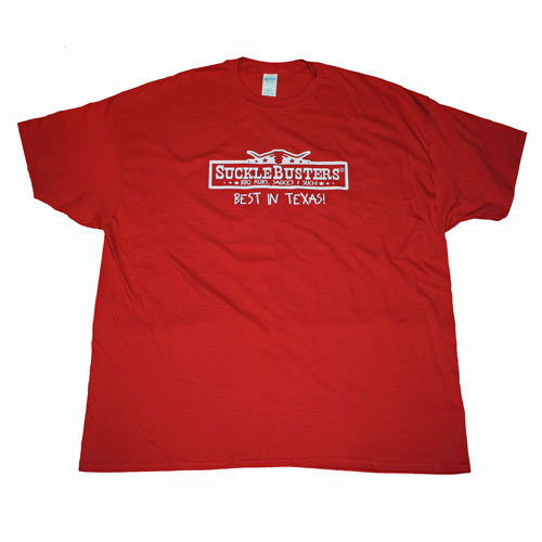 SuckleBusters Logo Red Tshirt