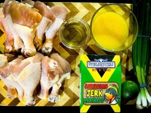Ingredients for Caribbean Jerk Chicken