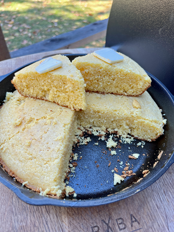 Finished corn bread