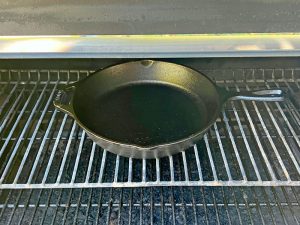 Prep cast iron skillet