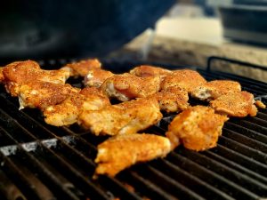 Chicken Wings on Big Green Egg