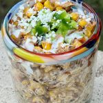 Mexican street food dish made from corn