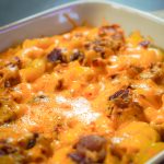 Hatch Green Chile and Bacon Mac n Cheese