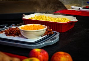 Mac and Hatch Green Chile bacon Cheese